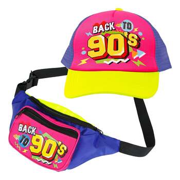 90 talls effekter rumpetaske og caps
