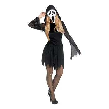 Scream kostyme dame